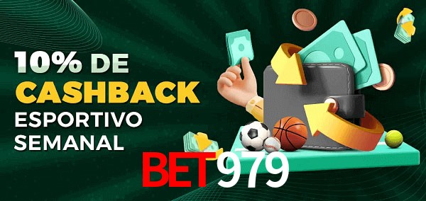 10% de bônus de cashback na BET979